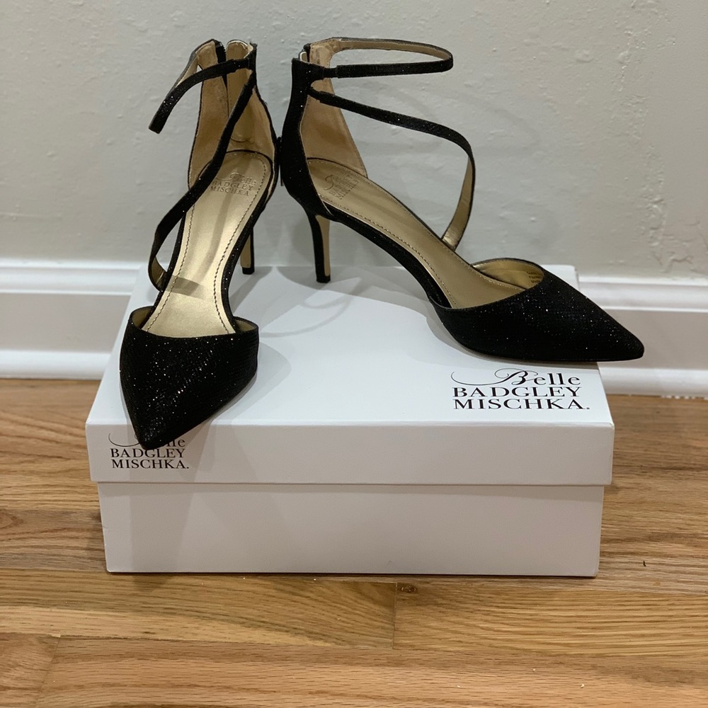 BELLE BADGLEY MISCHKA Zafina heels size 7.